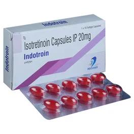  Indotroin 20mg Soft Gelatin Capsule – 10 Capsules