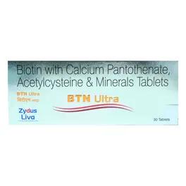 BTN Ultra Tablet – 30 Tablets | Advanced Hair Support Supplement for Stronger, Healthier Hair