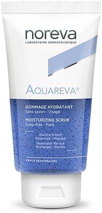 Noreva Aquareva Moisturizing Scrub | Gentle Exfoliator for Dehydrated Skin | 75ml