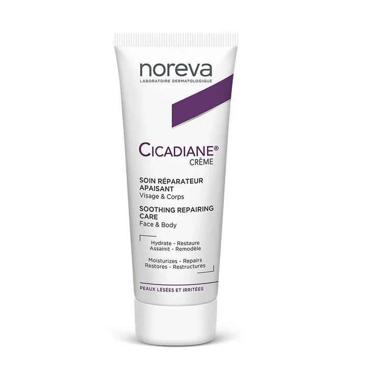 Noreva Cicadiane Cream Soothing Repairing Care | Accelerated Skin Recovery for Sensitive or Damaged Skin | 40ml