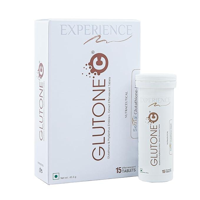 Glutone C – Glutathione & Vitamin C Effervescent Tablets | Pack of 15