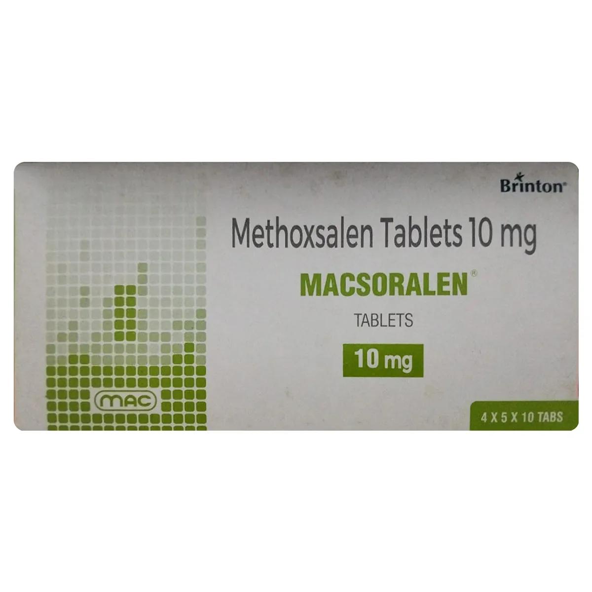 Macsoralen 10 mg Tablet - 50 Tablets