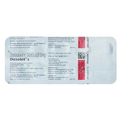Desobit-5mg Tablet - 10 Tablets