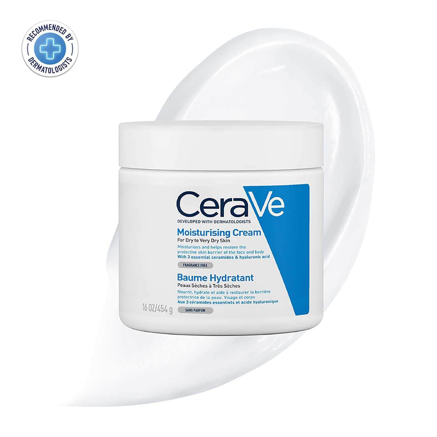 CeraVe Moisturizing Cream for Dry to Very Dry Skin - 454 gm