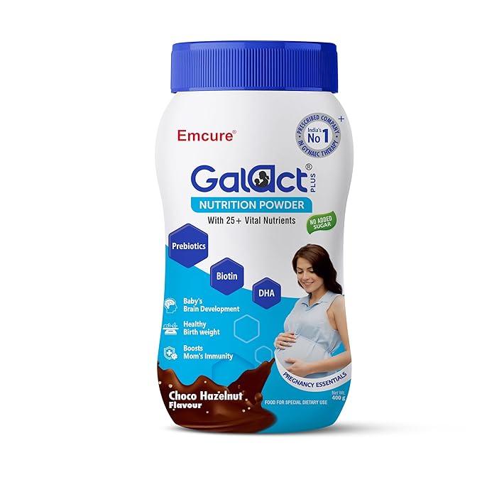 Galact Plus Nutrition Powder for Pregnant Women – Choco Hazelnut Flavour - 400 gm
