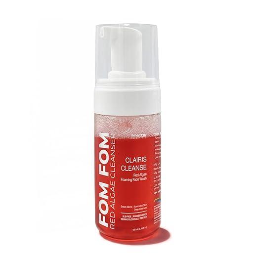Innate Clairis Cleanse Red Algae Foaming Face Wash/Cleanser – 100ml For Pigmentation, Dark Spots & All Skin Types | Men & Women | Dermatologically Tested