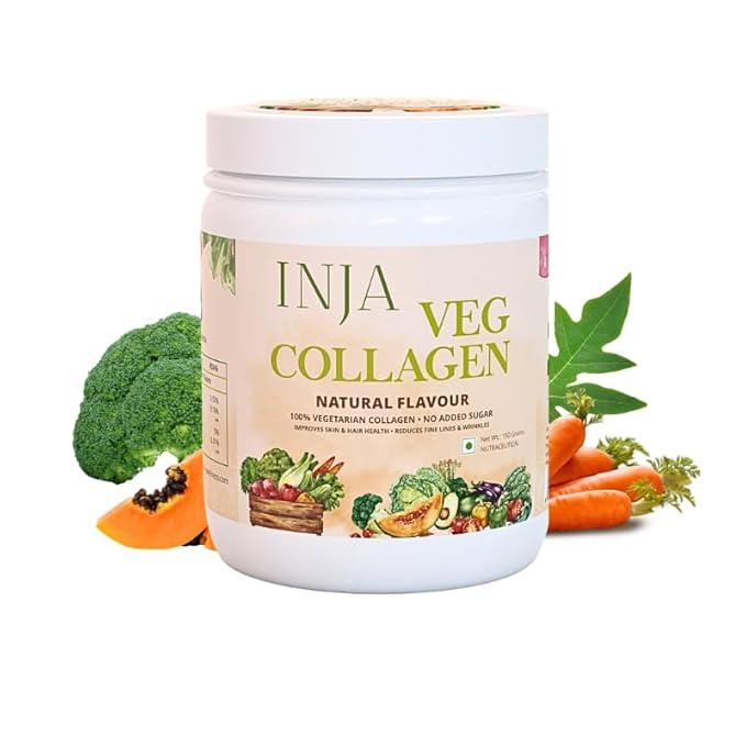 INJA Wellness Veg Collagen for Skin & Hair | Vegetarian (150g)