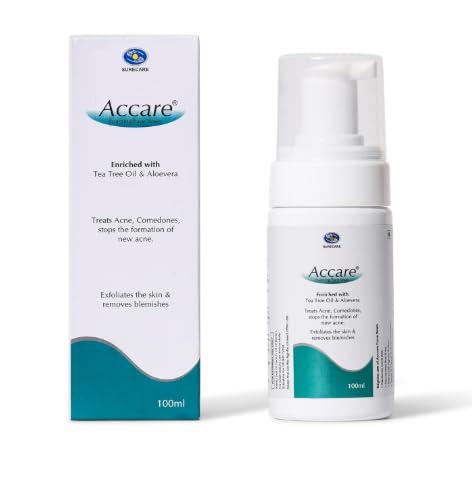 Accare Foaming Face Wash – Acne & Blemish Control Cleanser, 100 ml