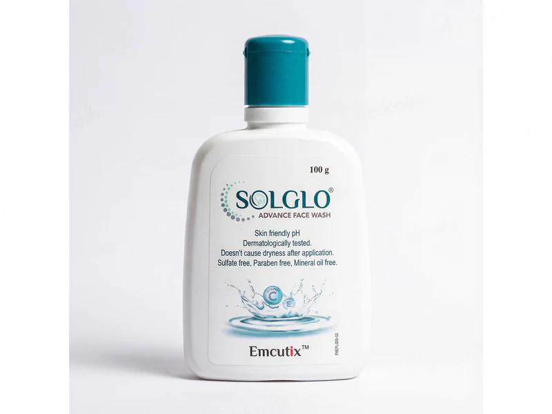 Solglo Advance Face Wash with Niacinamide & Glycolic Acid – 100 g