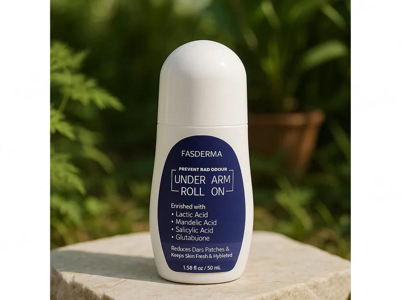 Fasderma Under Arm Roll-On – Prevents Bad Odour & Dark Patches | 50 ml