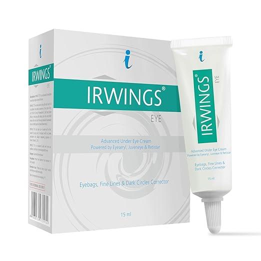 Irwings Under Eye Dark Circle Cream with Vitamin K, Retinol & JuvenEye CLR (15 ml)