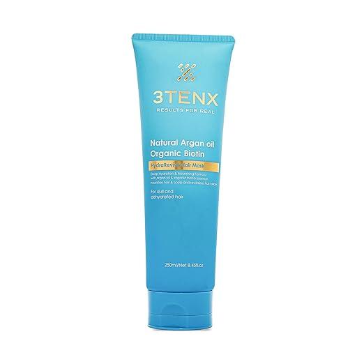 3TENX HydraRevive Hair Mask – Deep Conditioning & Hydration | Argan Oil & Biotin | 250ml