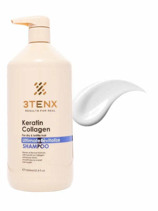 3TENX Ultimate Revitalize Shampoo – Keratin & Collagen Repair | Strengthen & Shine | 1000ml