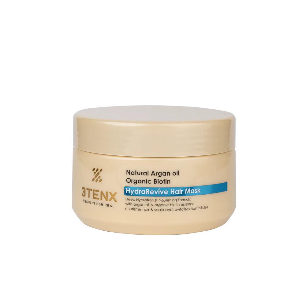 3TENX HydraRevive Hair Mask – Deep Hydration & Nourishment | Argan Oil & Biotin | 500ml