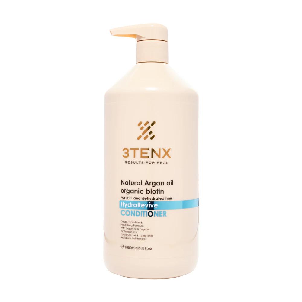 3TENX HydraRevive Conditioner – Deep Hydration & Smoothness | Argan Oil & Biotin | 1000ml