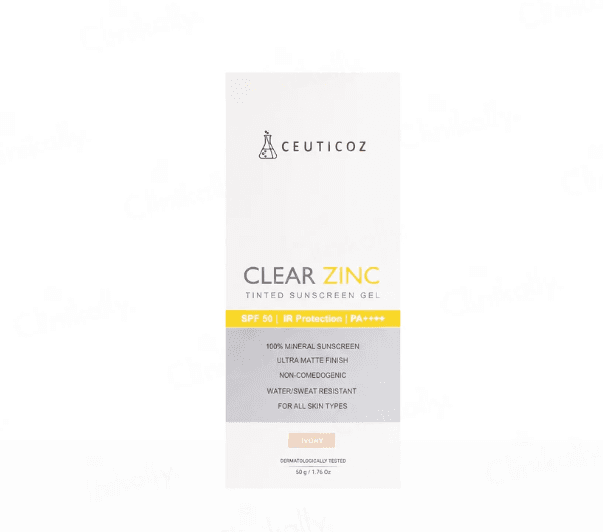 Ceuticoz SPF 50 PA++++ Tinted Sunscreen-50 gm 