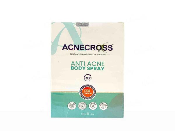 NEW ACNE-CROSS 360 Body Spray – 50ml | Dermatologist-Formulated Body Acne Treatment for Back, Chest & Shoulders