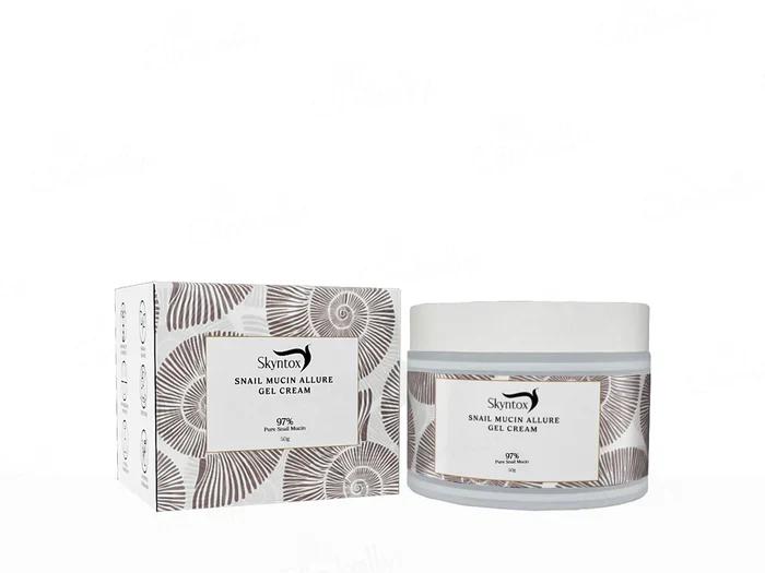 Skyntox 97% Pure Snail Mucin Allure Gel Cream – 50 gm Deep Hydration · Skin Repair · Barrier Strengthening